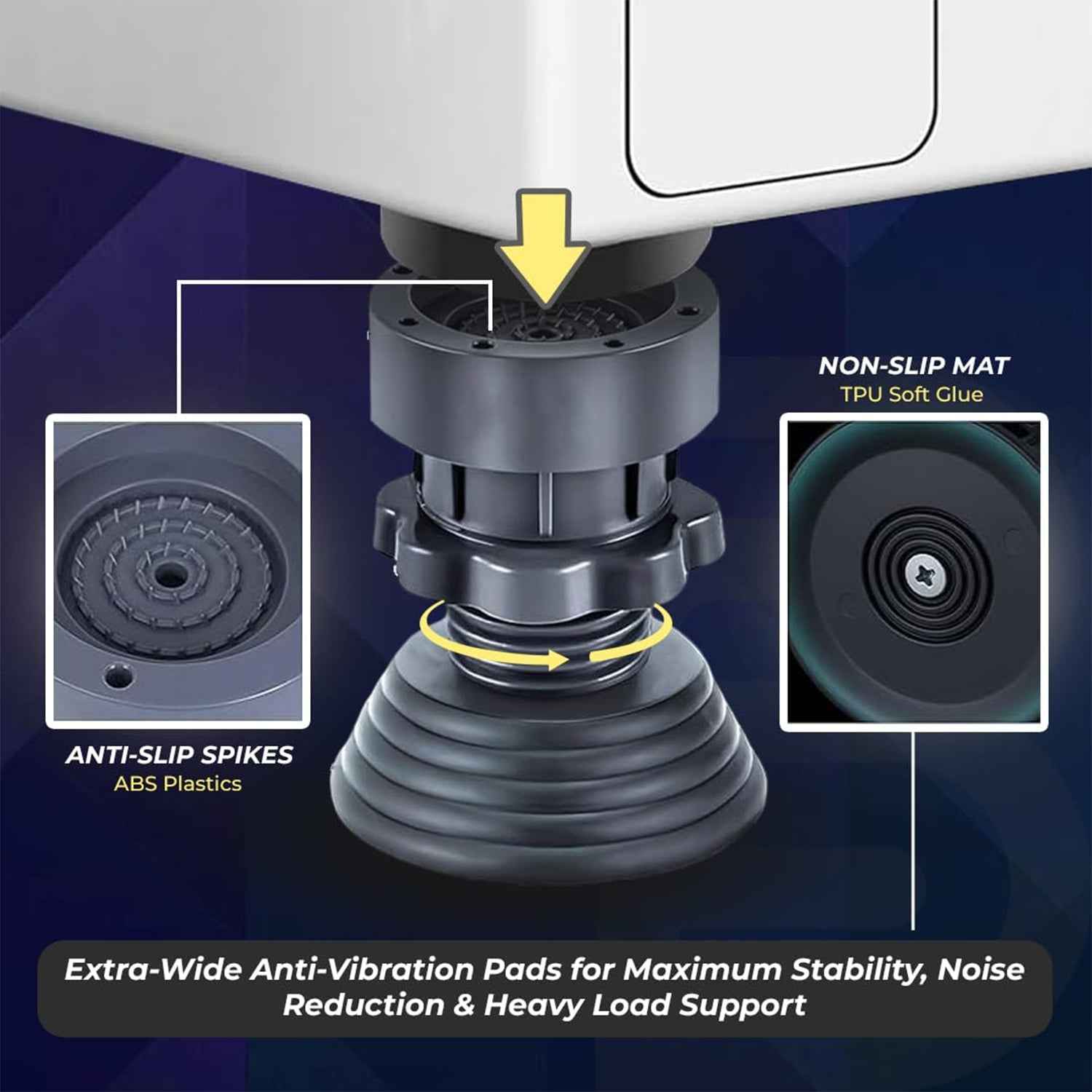 Adjustable Furniture Riser – Heavy-Duty Support & Floor Protection