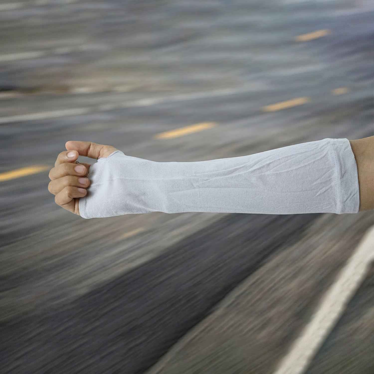 Stretchable Sports Arm Sleeve Pair – Comfortable UV Sun Protection