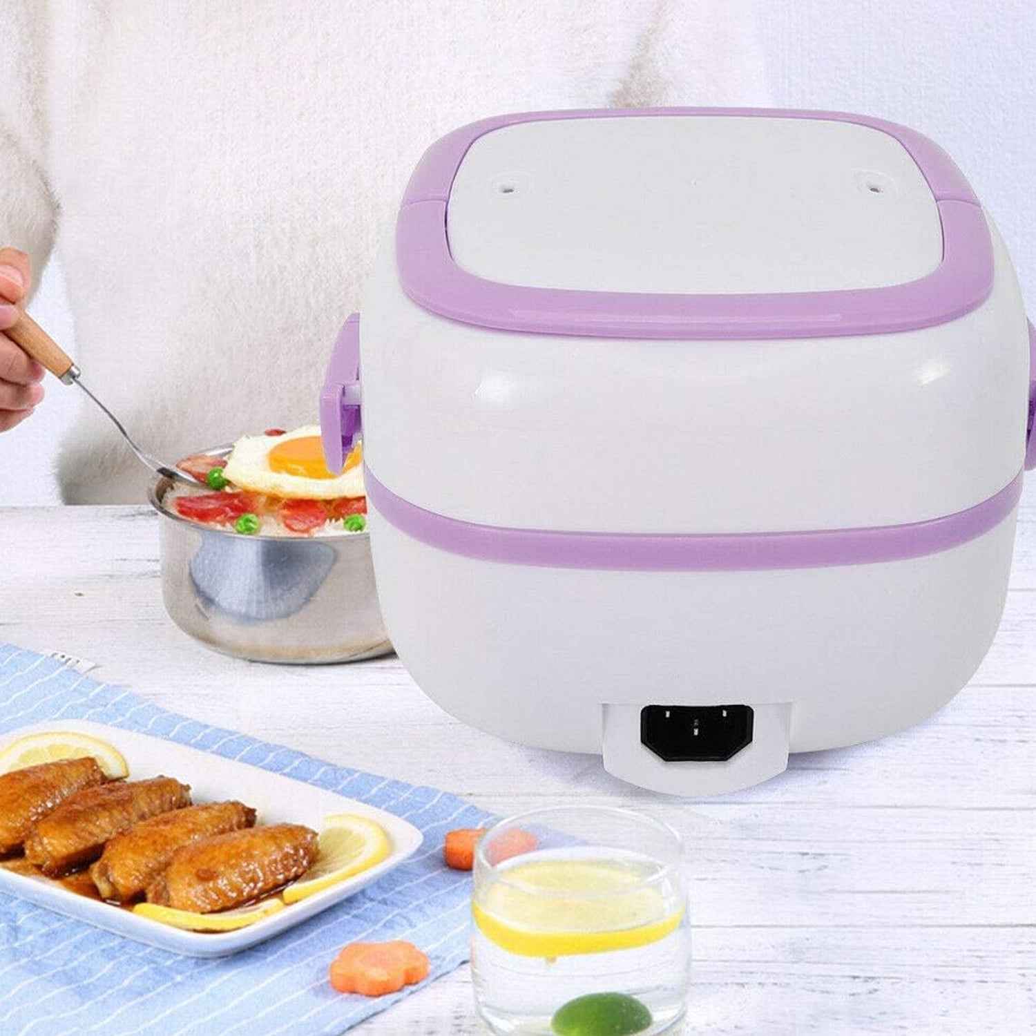 Electric Lunch Box – Portable Food Warmer with Steel | Lunchie Bunchie