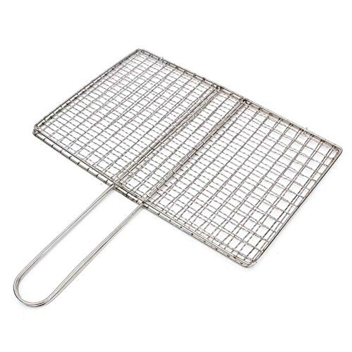 Stainless Steel BBQ Grill Mesh Ð Foldable & Durable for Outdoor Cooking