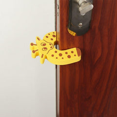 Side profile of the door stopper, showing its low-profile wedge shape.
