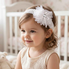 Soft Elastic Baby Hair Headband Ð Stylish Floral Lace Design
