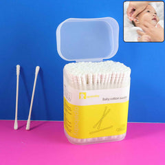 Baby Cotton Swabs – Ultra-Soft Double-Tip Safety, 200 Pc