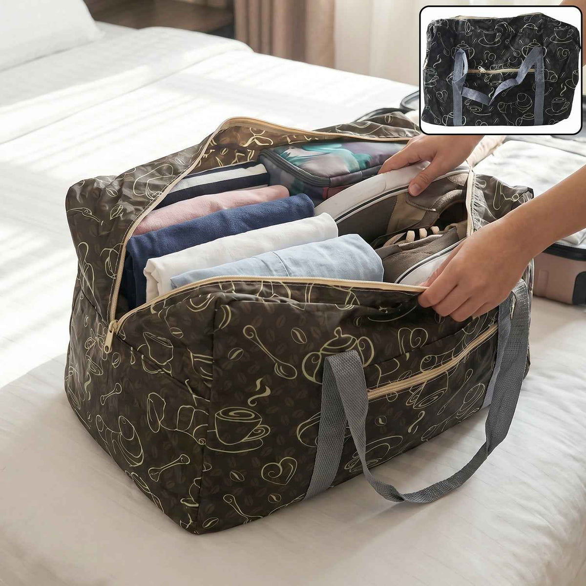 Foldable Storage Bag 45x30cm – Multipurpose Travel Organizer