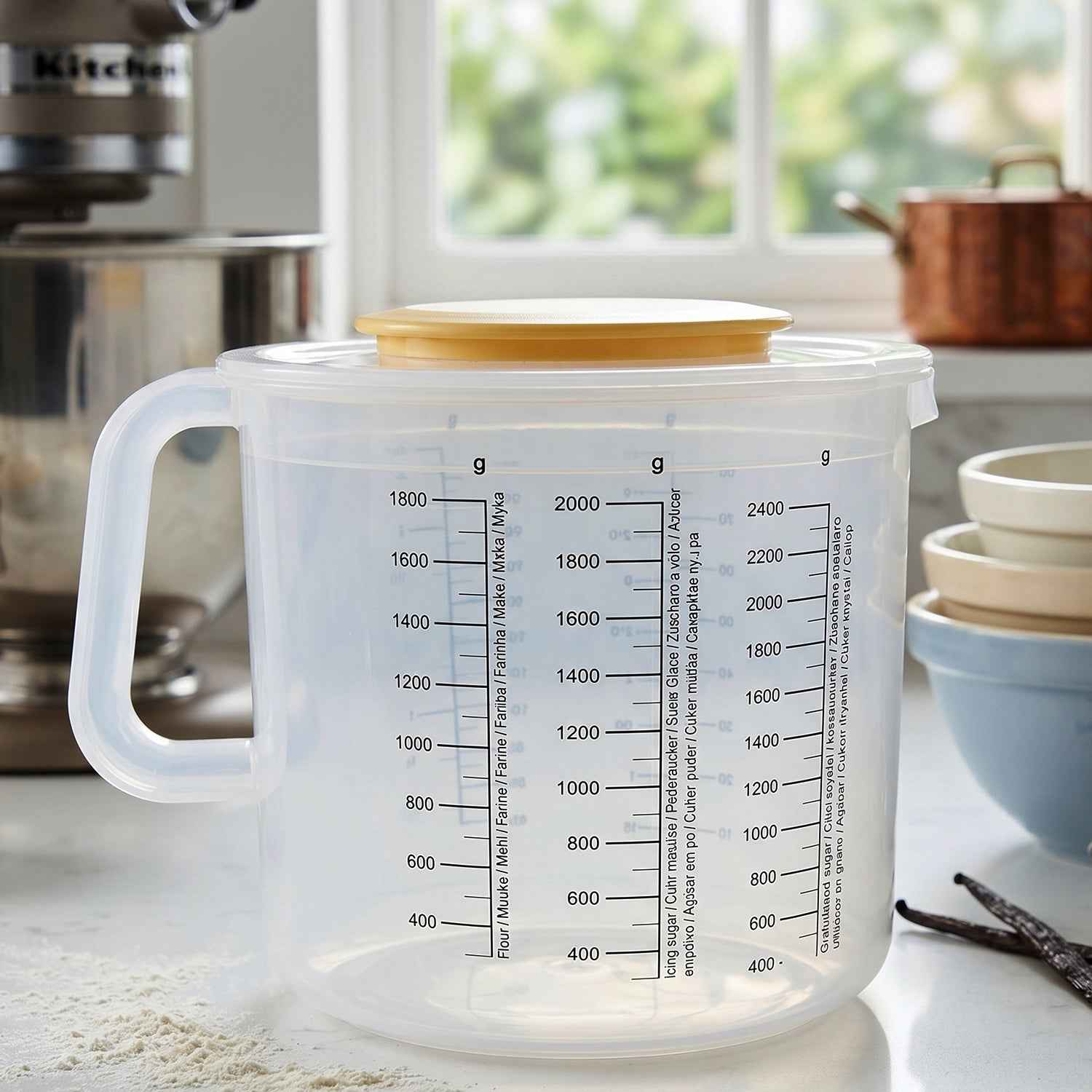 Plastic Measurement Storage Box Ð Large Capacity & Secure Lid