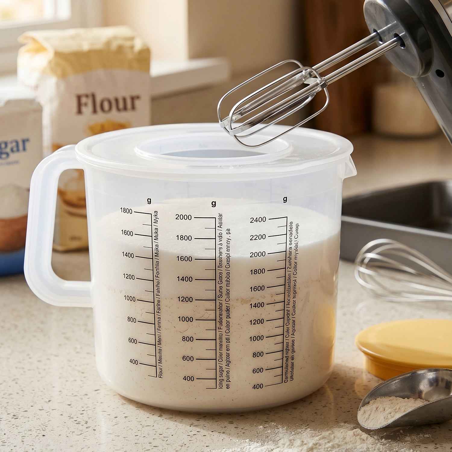 Plastic Measurement Storage Box Ð Large Capacity & Secure Lid