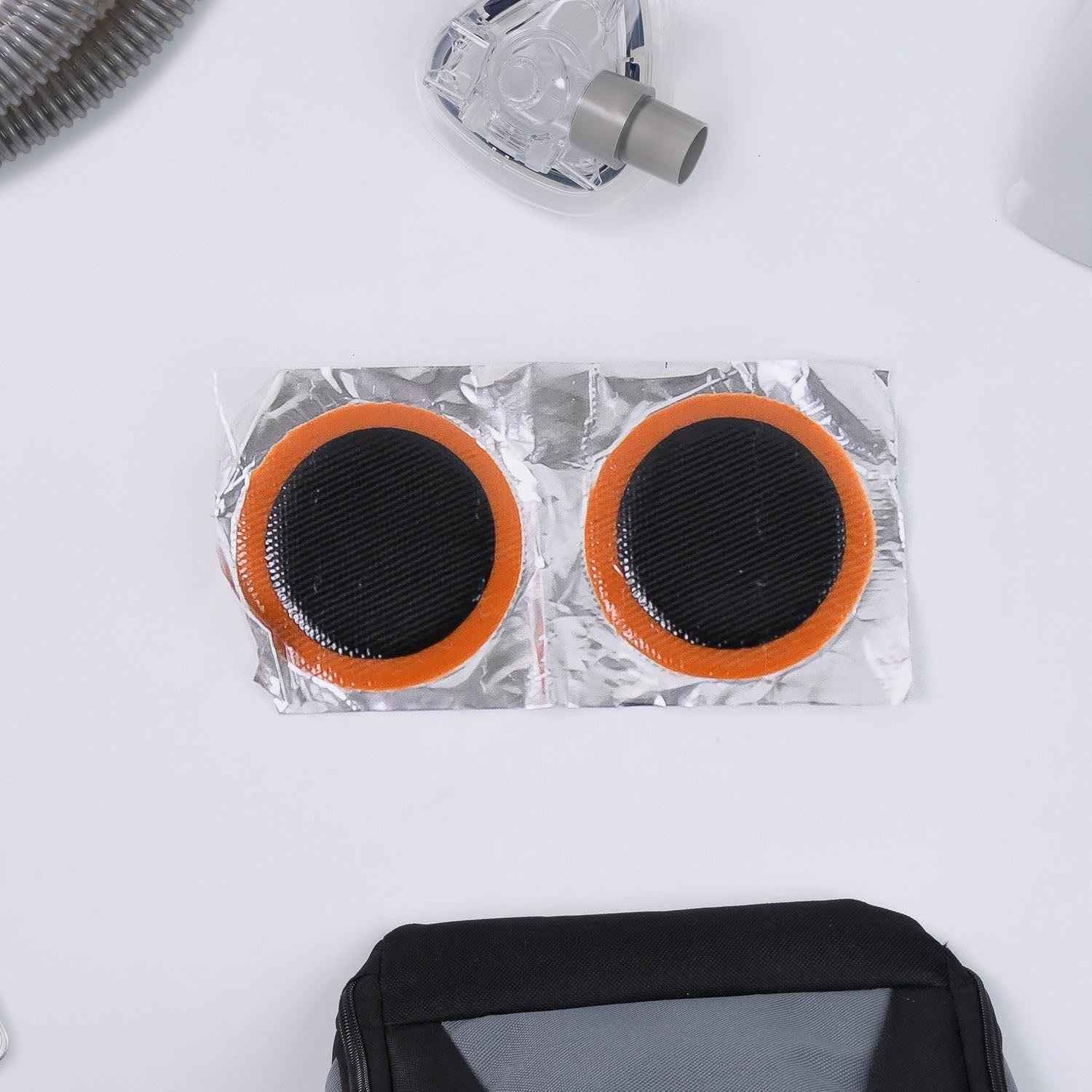 Bicycle Tire Repair Kit – Portable Puncture Patch Set with Adhesive