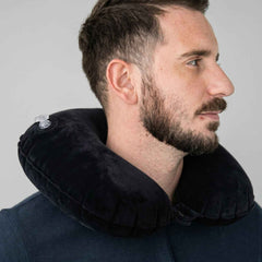 Inflatable Travel Neck Pillow – Soft, Portable & Self-Inflating Support