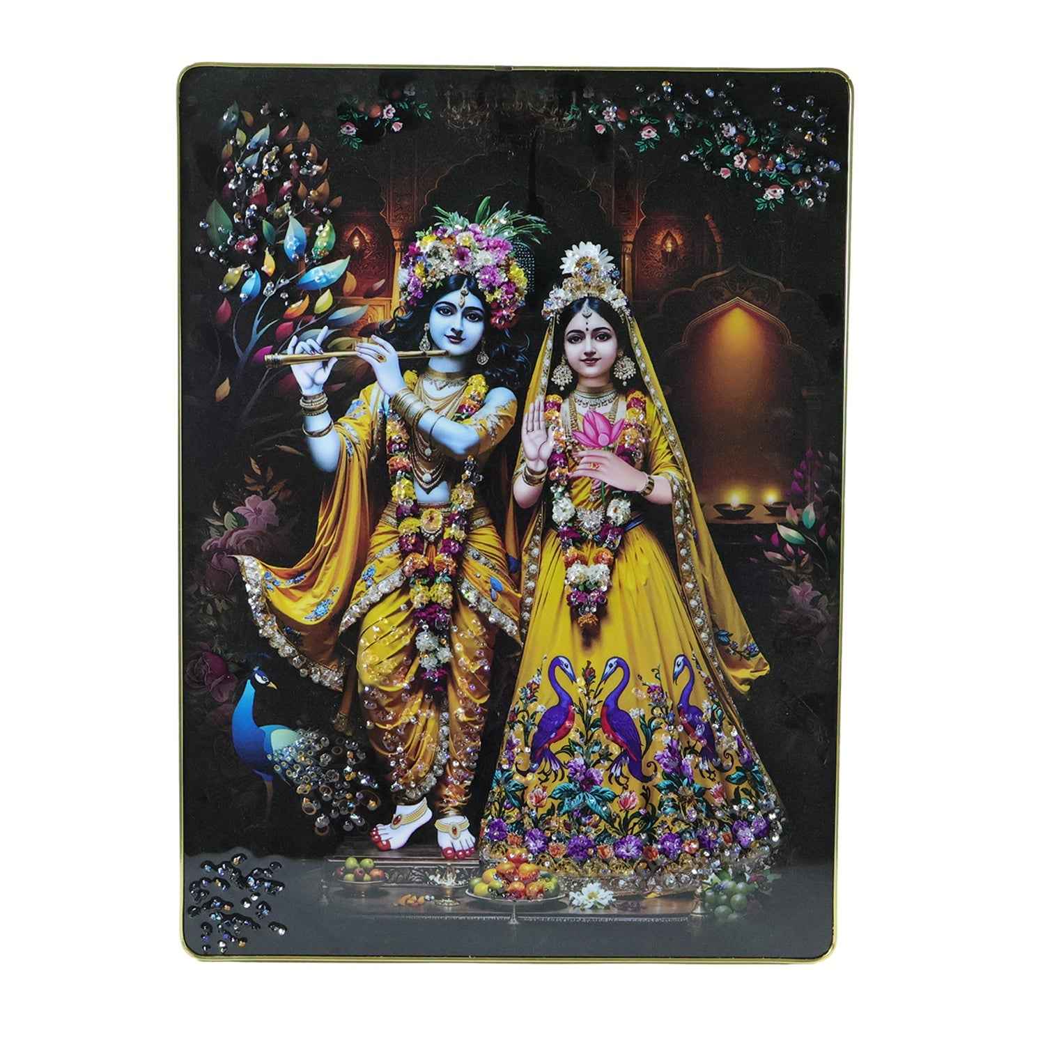 Radha Krishna Wall Frame – Divine Home Decor for Spiritual Spaces
