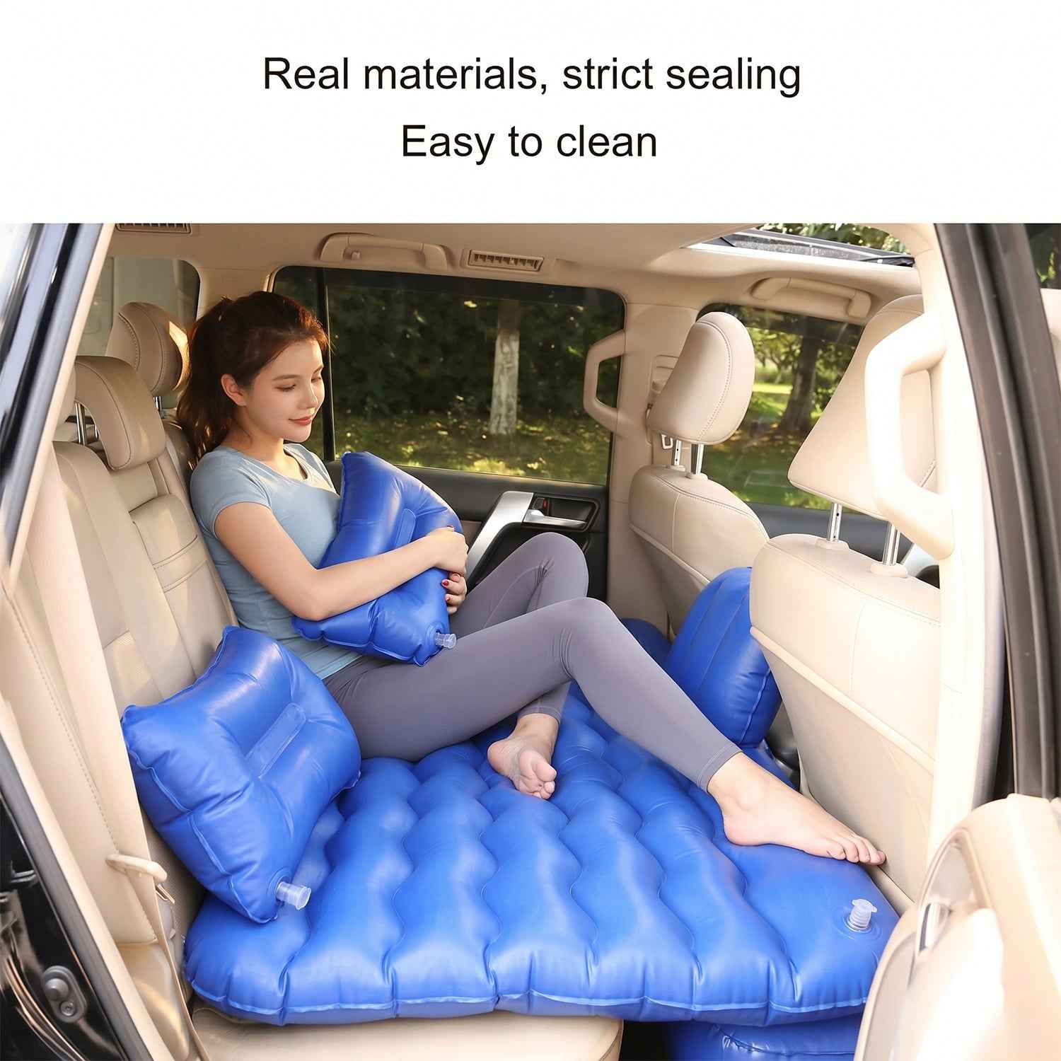 Portable Inflatable Car Air Mattress Bed Ð Comfortable Travel Rest