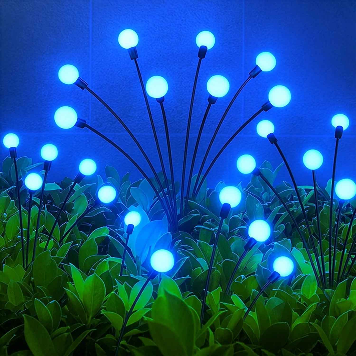 Solar LED Fiber Optic Garden Light – Waterproof Outdoor Decor