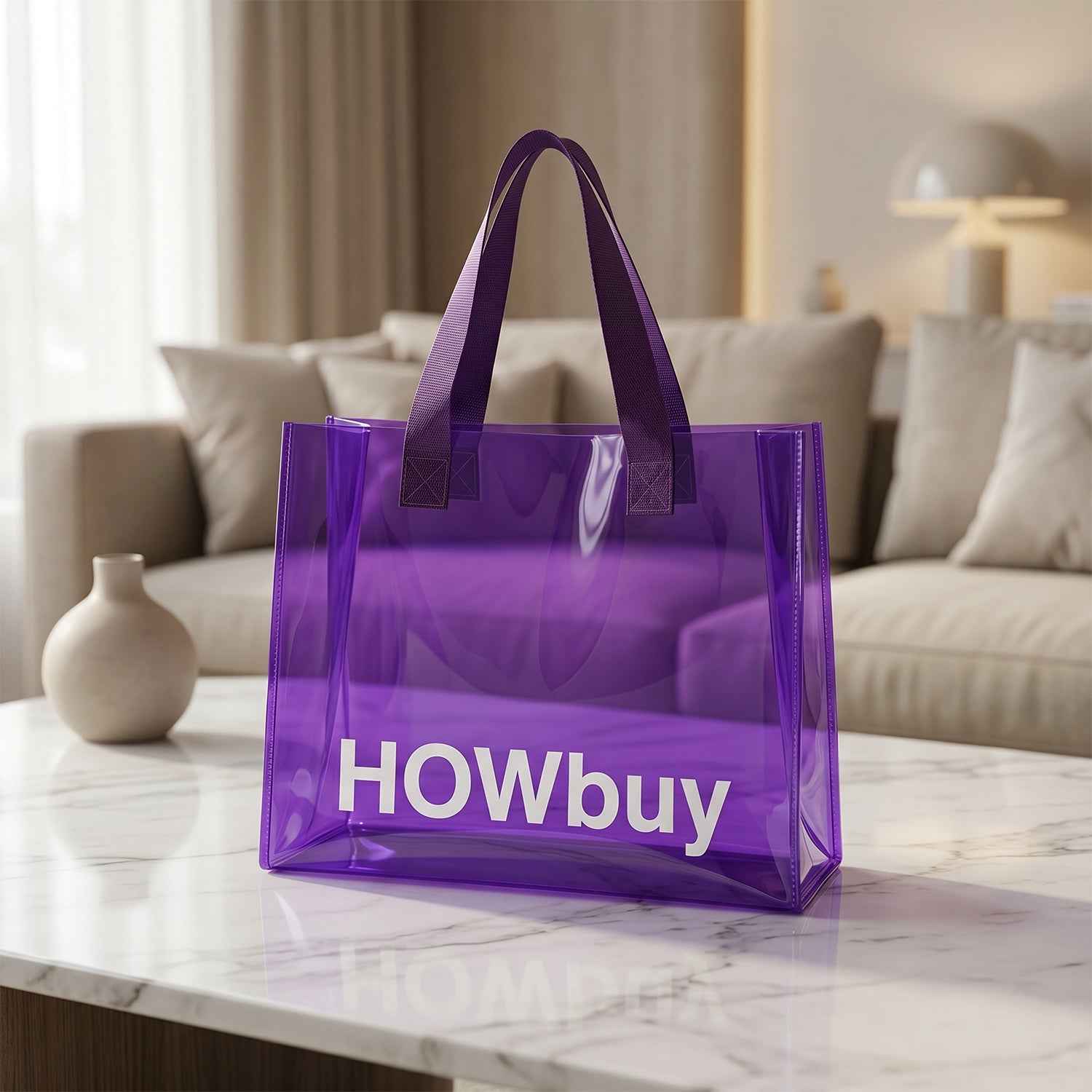 Transparent Carry Bag Ð Durable Eco-Friendly & Stylish Tote