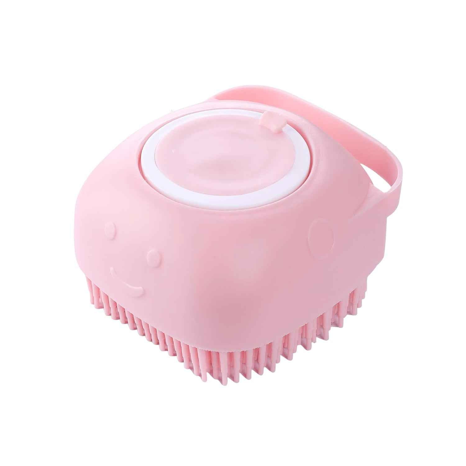 Silicone Massage Bath Body Brush – Built-In Soap Dispenser for Gentle Cleansing