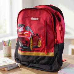 19-inch KidÕs School Bag Ð Spacious & Stylish with Car Design