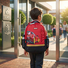 19-inch KidÕs School Bag Ð Spacious & Stylish with Car Design