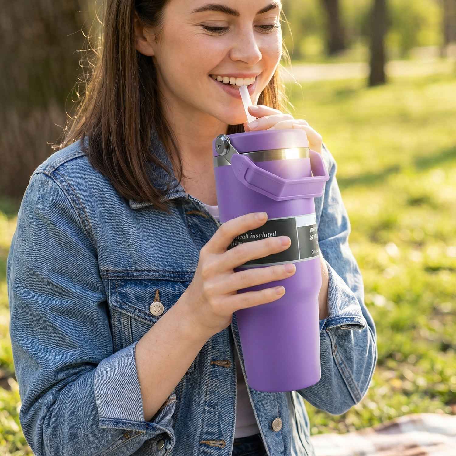 Vacuum Insulated Travel Mug – 890ML Stainless Steel Hot & Cold