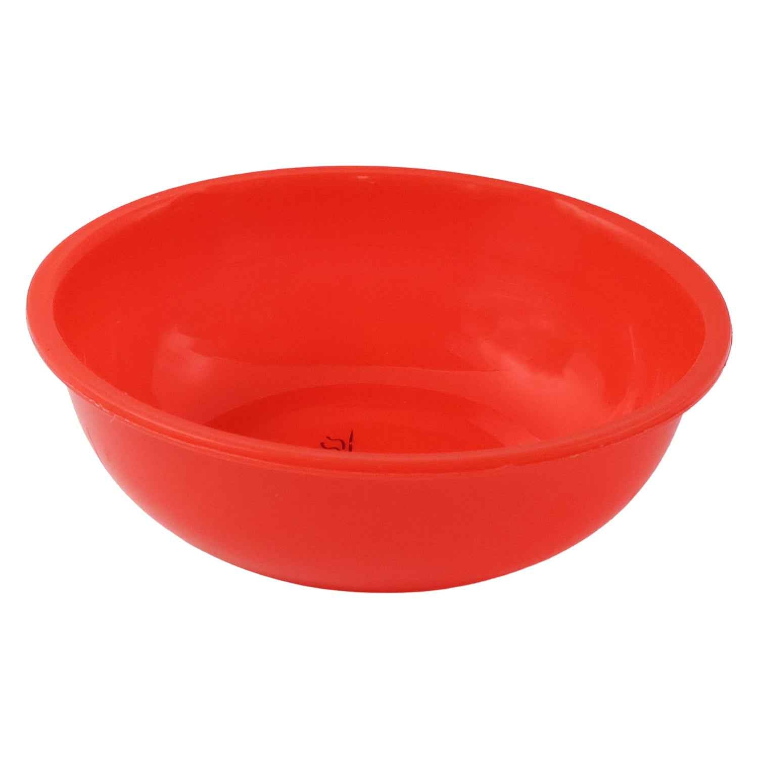 Plastic Serving Bowl 6 Inch – Durable Red Round Deep Bowl
