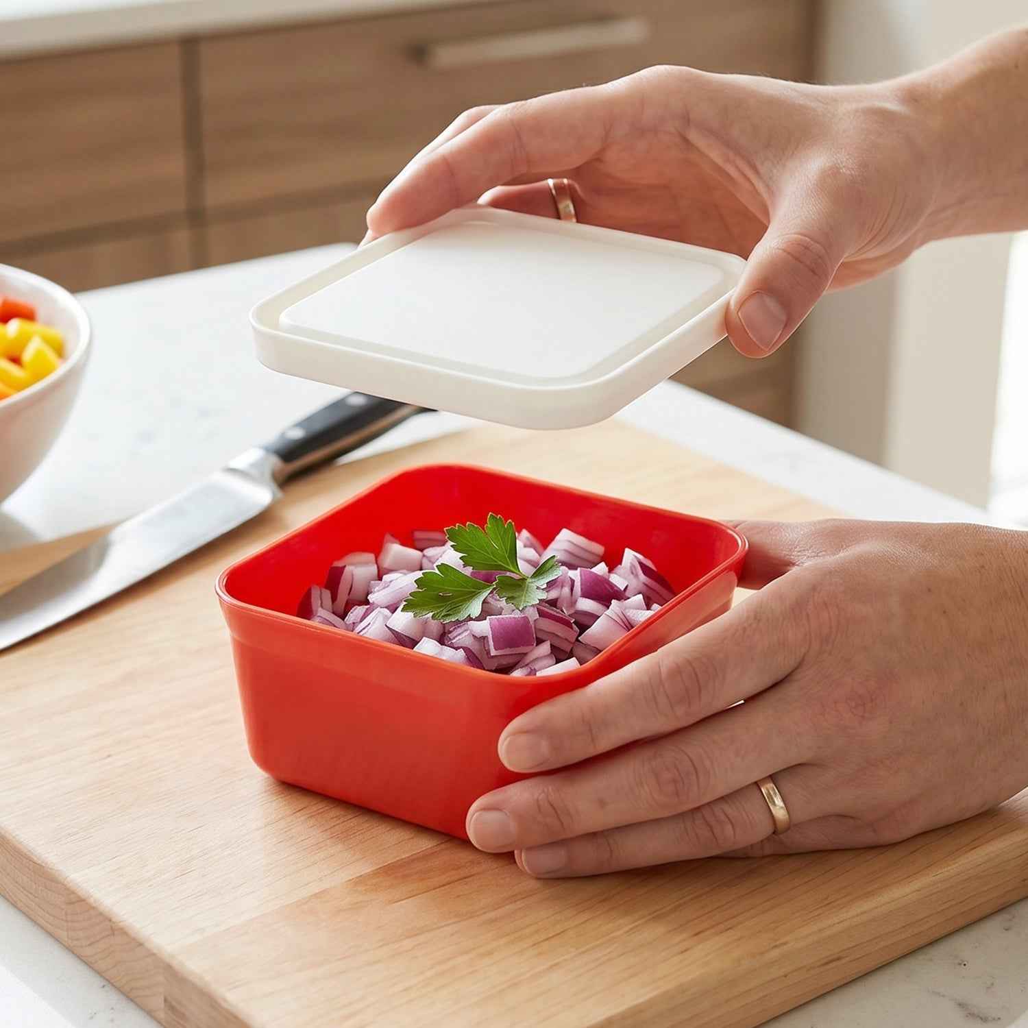 Mini Plastic Food Storage Container Ð Compact & Multipurpose Kitchen Organizer