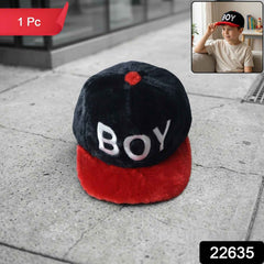 Trendy Boys Printed Fashion Cap – Soft, Stylish Casual Hat