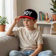 Trendy Boys Printed Fashion Cap – Soft, Stylish Casual Hat