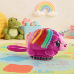 Kids Unicorn Hair Brush – Soft Detangling Plush for Gentle Grooming