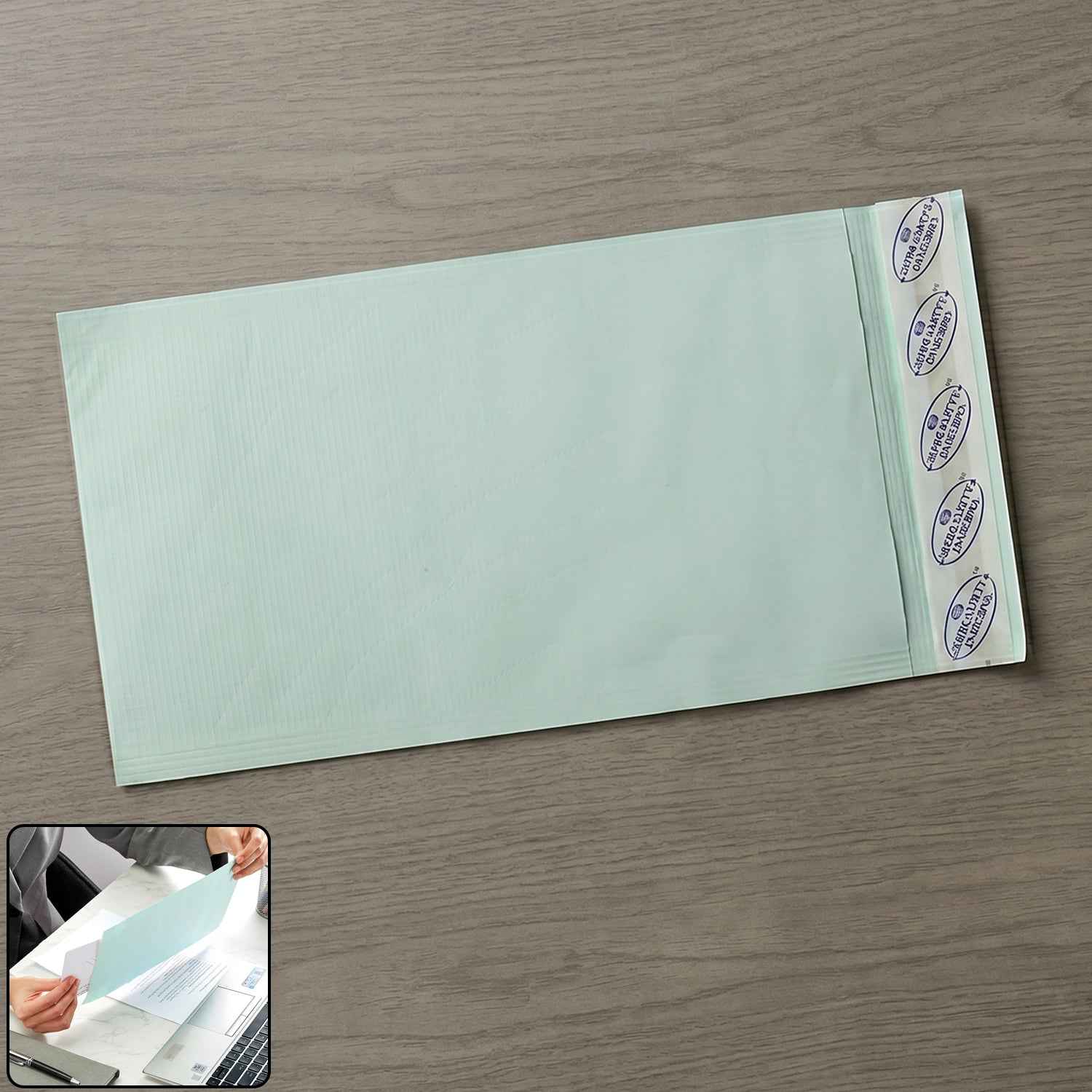 Card Envelope with Quick Self-Seal Closure – Durable 28x15cm Kraft Paper
