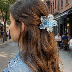 Floral Hair Clip – Elegant Mix Color Accessory for Women