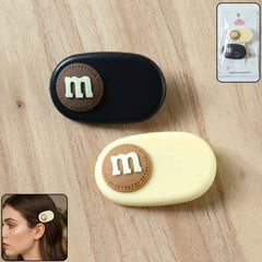 Alphabet Letter Hair Clips – Lightweight Decorative Set of 2
