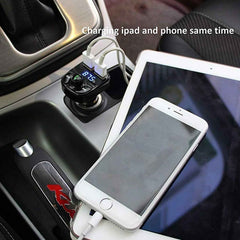 Wireless Car Charger – Dual USB Fast Charging & Handsfree Use