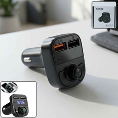 Wireless Car Charger – Dual USB Fast Charging & Handsfree Use