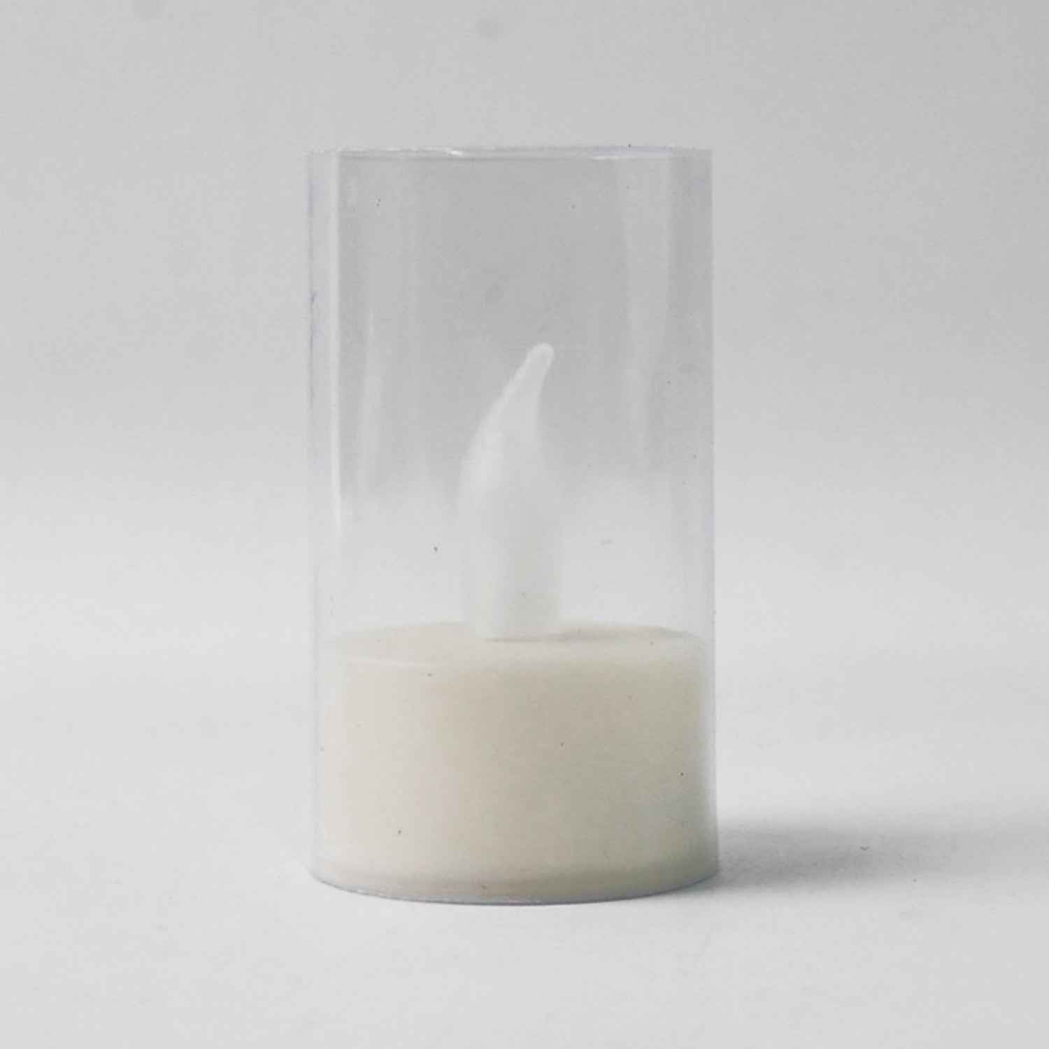 LED Flameless Candles – Set of 24 with Transparent Covers for Safe Home Ambience