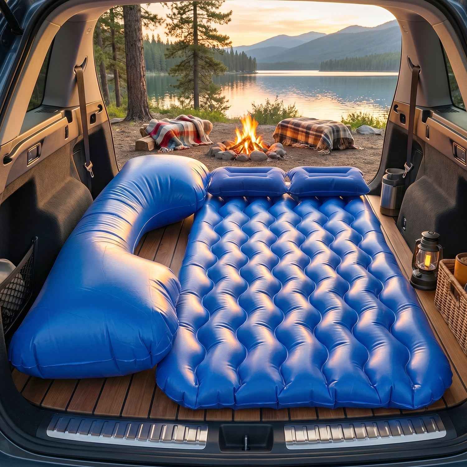 Car Air Mattress Bed Set Ð Portable Comfort for Travel & Camping