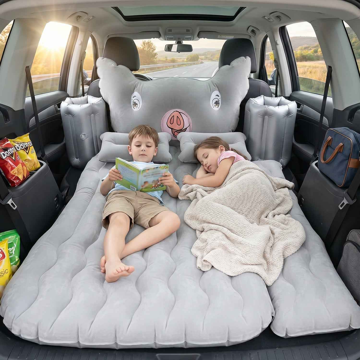 Portable Car Air Mattress Ð Easy Setup for Road Trips