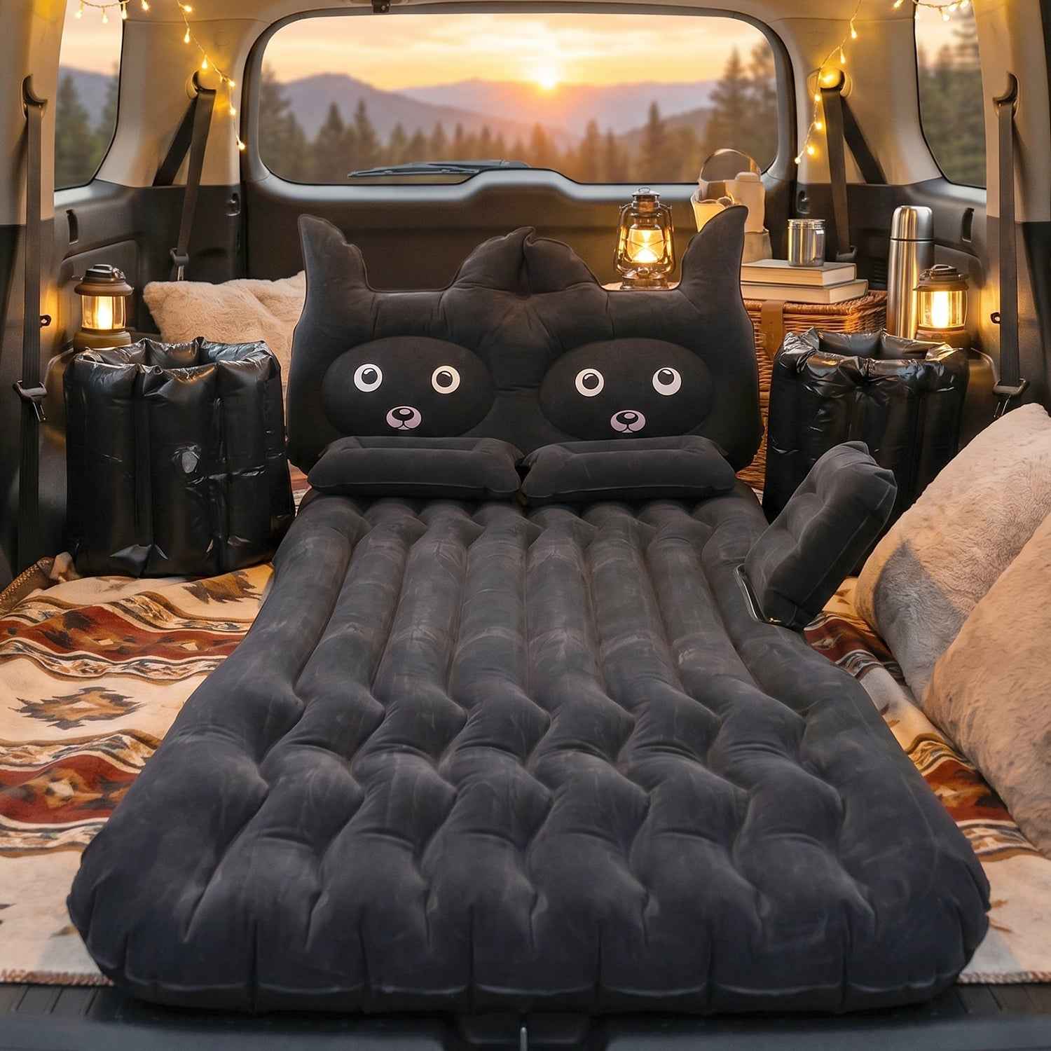 Car Air Mattress Set Ð Comfortable Travel Bed with Easy Inflation