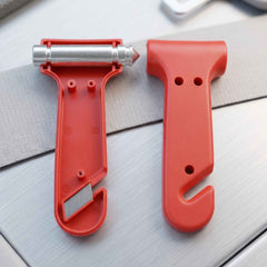 2 in 1 Car Safety Hammer Emergency Window Breaker and Seatbelt Cutter (1 Pc)
