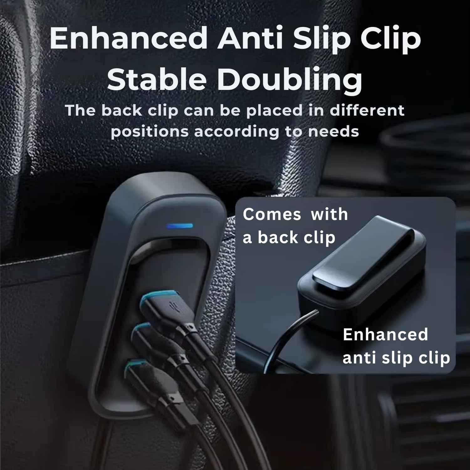 RGB Car USB Charger – Multi-port Fast Charging with LED Light