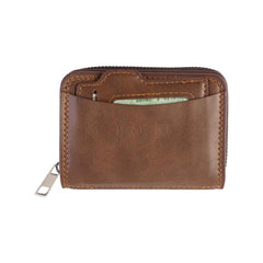 Zip Closure Card Holder Wallet – Compact Multipurpose Design