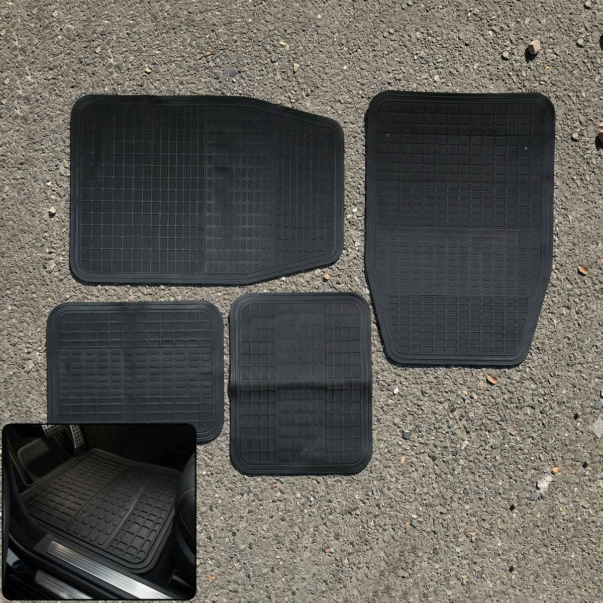 Car Floor Mat Set – Durable Waterproof Protection for All Weather