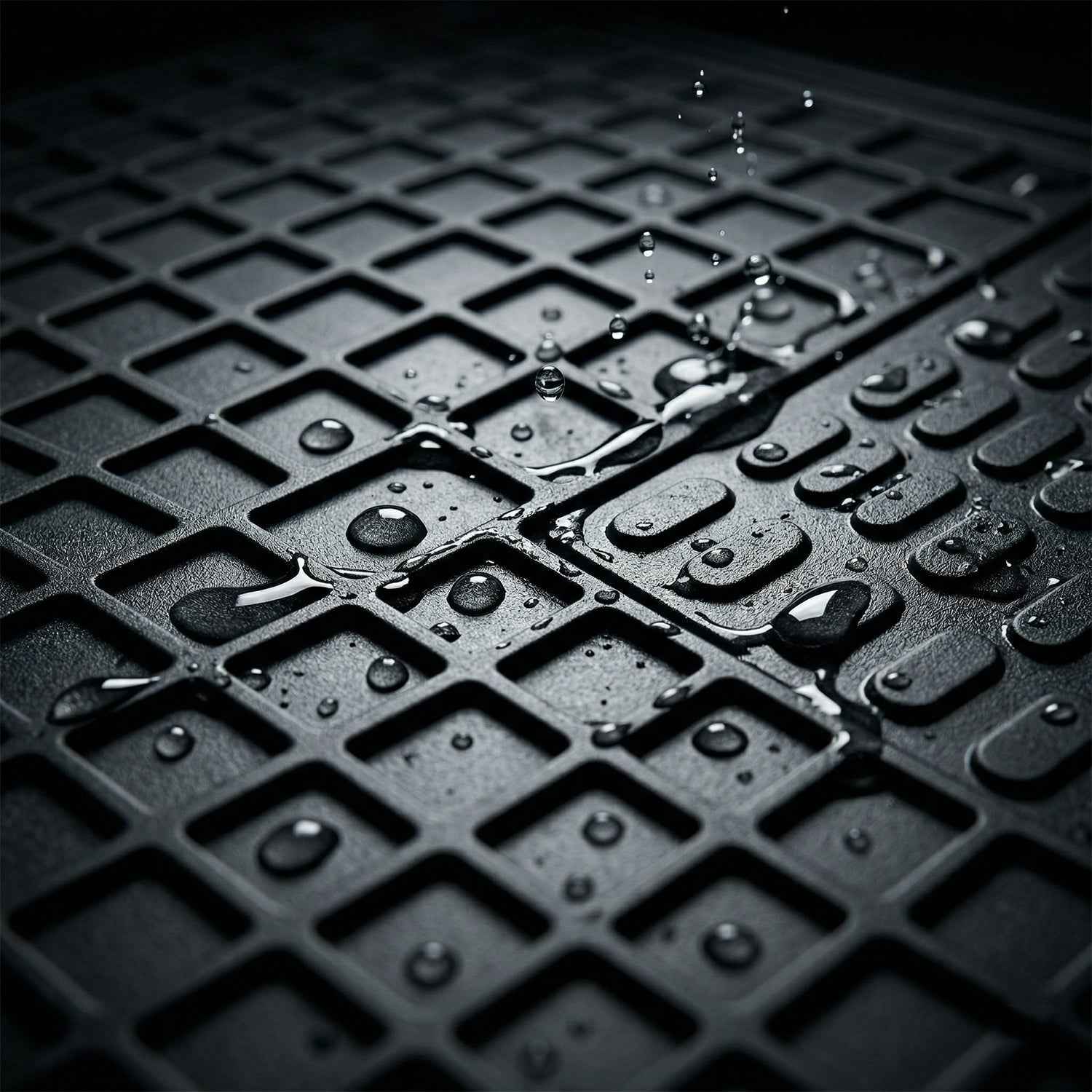 Heavy Duty Anti-Slip Rubber Car Foot Mat Set – Waterproof & Durable