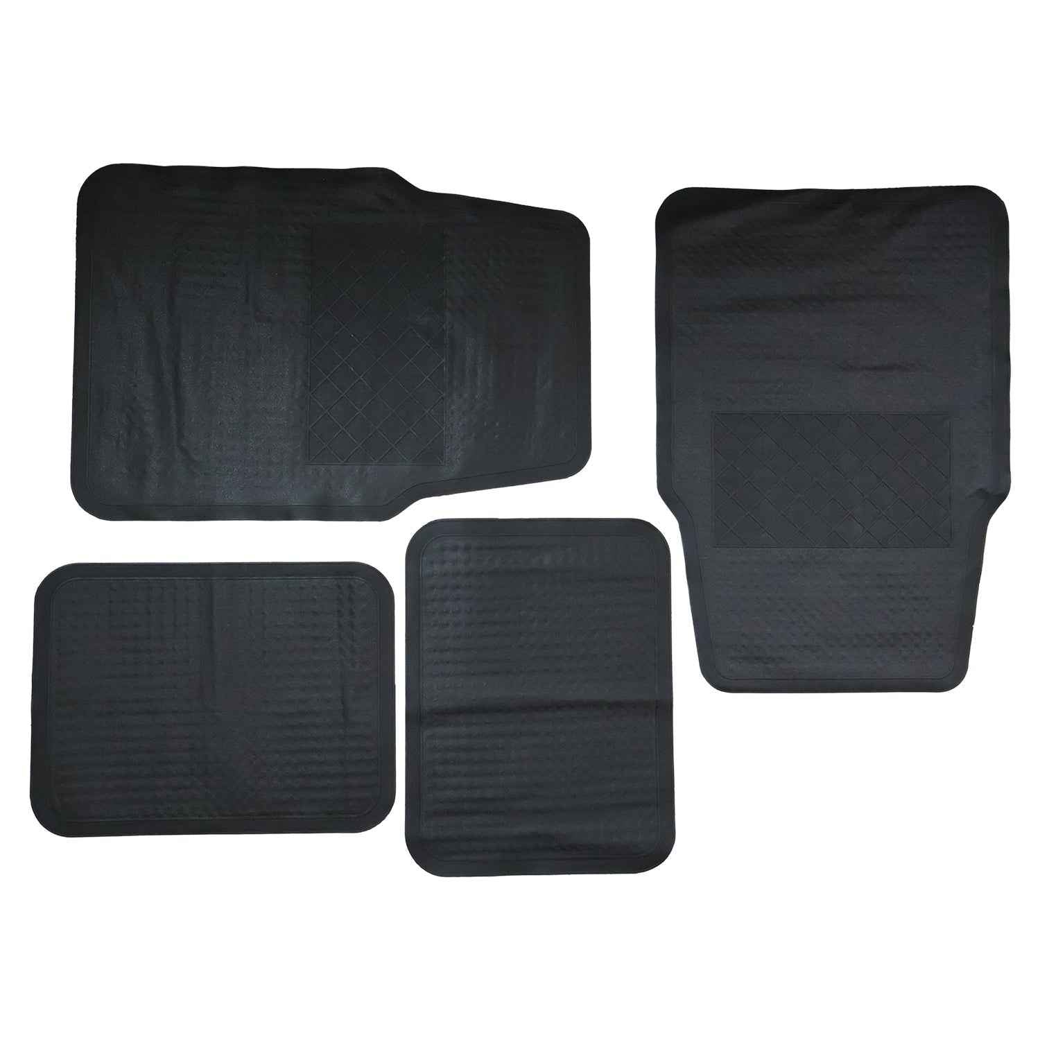 Heavy Duty Anti-Slip Rubber Car Foot Mat Set – Waterproof & Durable