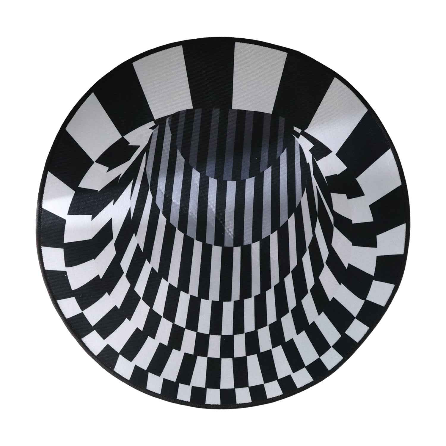 3D Optical Illusion Round Rug – Anti-Skid 60 cm Floor Mat