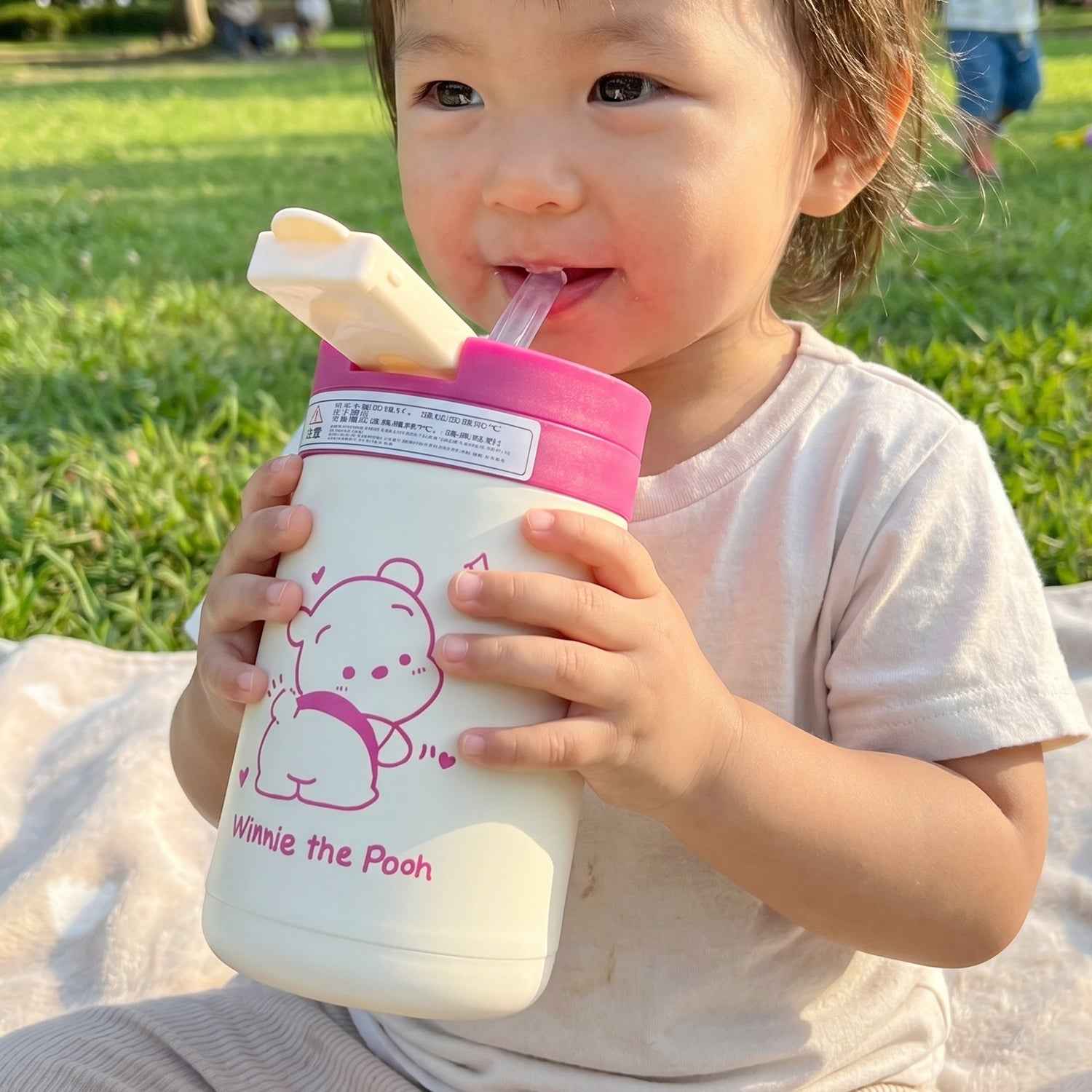 Kids Cartoon Glass Tumbler Ð Leakproof, Reusable & Portable 400ML