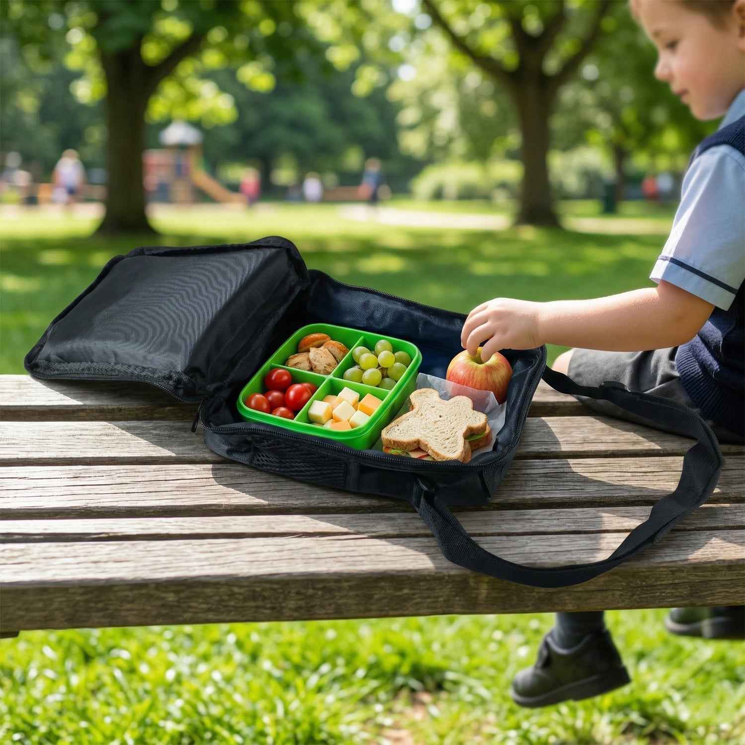 Kids Cartoon Lunch Bag – Compact, Insulated & Easy to Carry