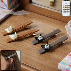 Cute Character Hair Clip Set – Lightweight & Stylish 4 Pieces