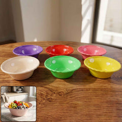 Plastic Serving Bowl Set Ð Bright, Durable & Unbreakable for Everyday Use