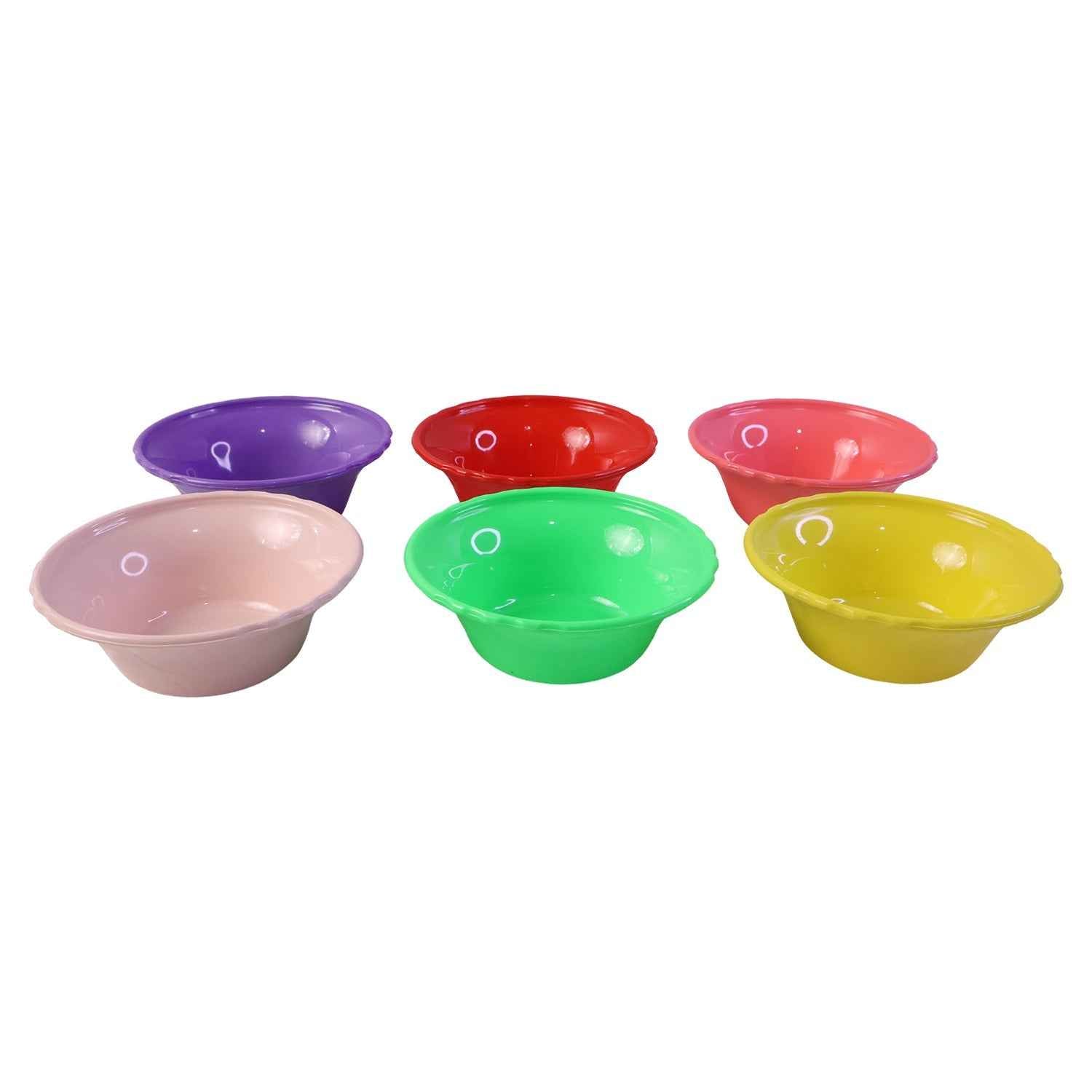 Plastic Serving Bowl Set Ð Bright, Durable & Unbreakable for Everyday Use
