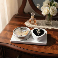 Pearl Necklace Gift Set – Elegant Heart Box & Inspirational Card