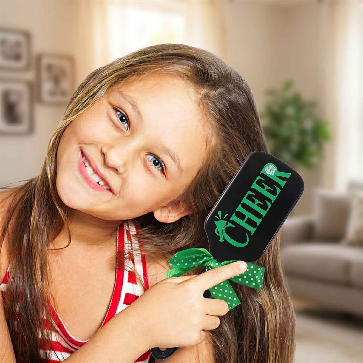 Kids Printed Hair Brush Ð Gentle Detangling for Soft Hair