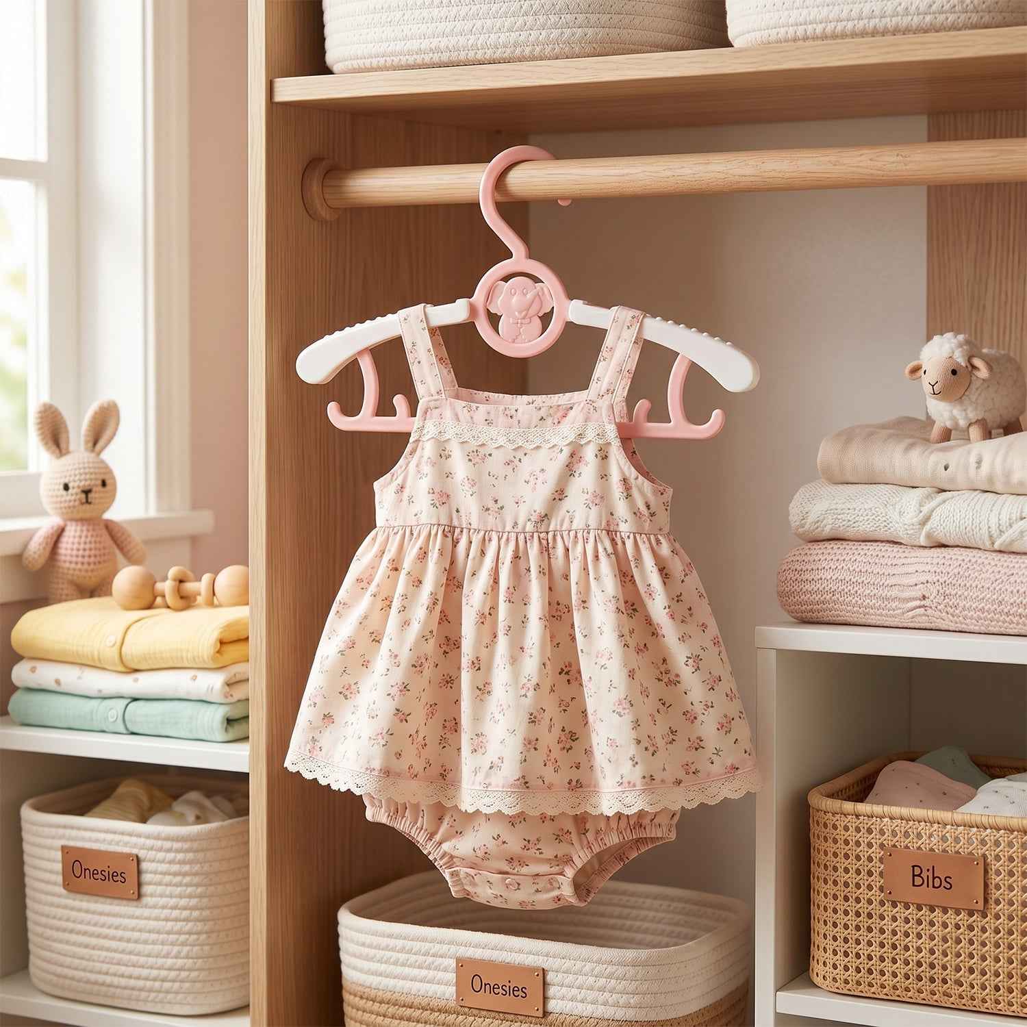 Plastic Children's Clothes Hanger Ð Durable & Lightweight for Nursery