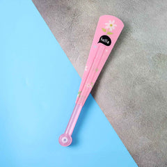 Foldable Hand Fan – Lightweight Floral Print for Portable Cooling